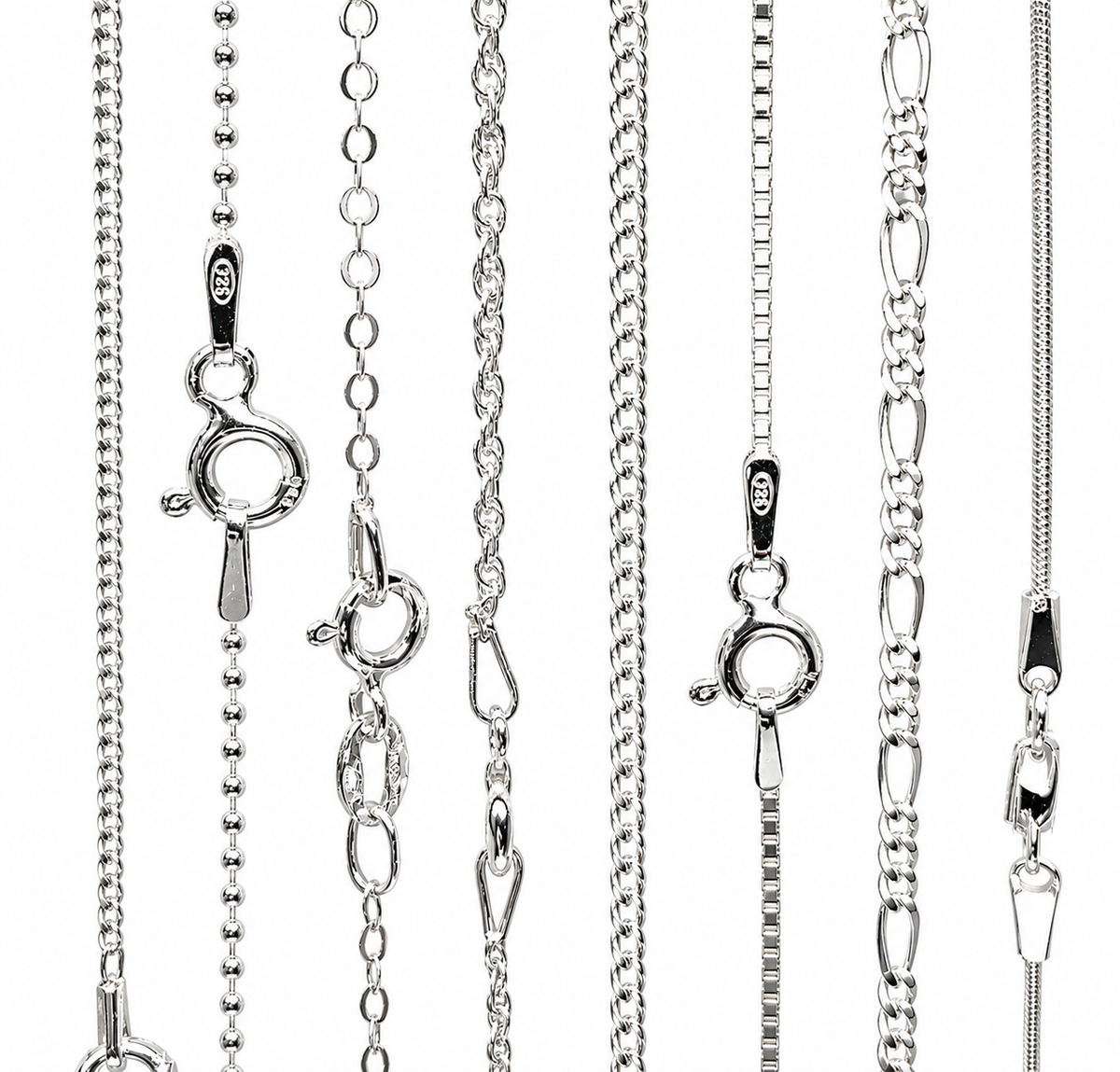 925 Fine Sterling Silver Chains
