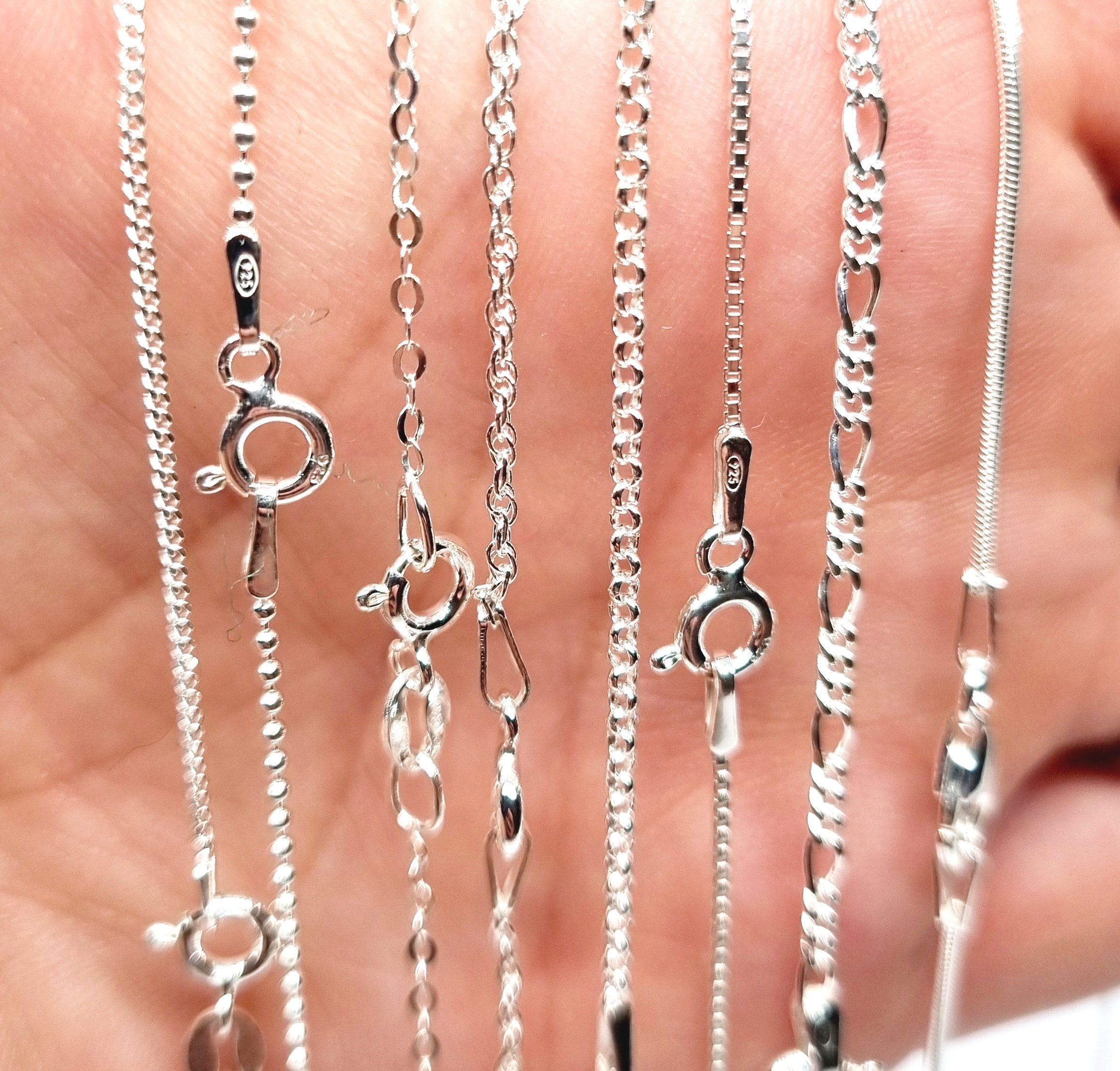 925 Fine Sterling Silver Chains