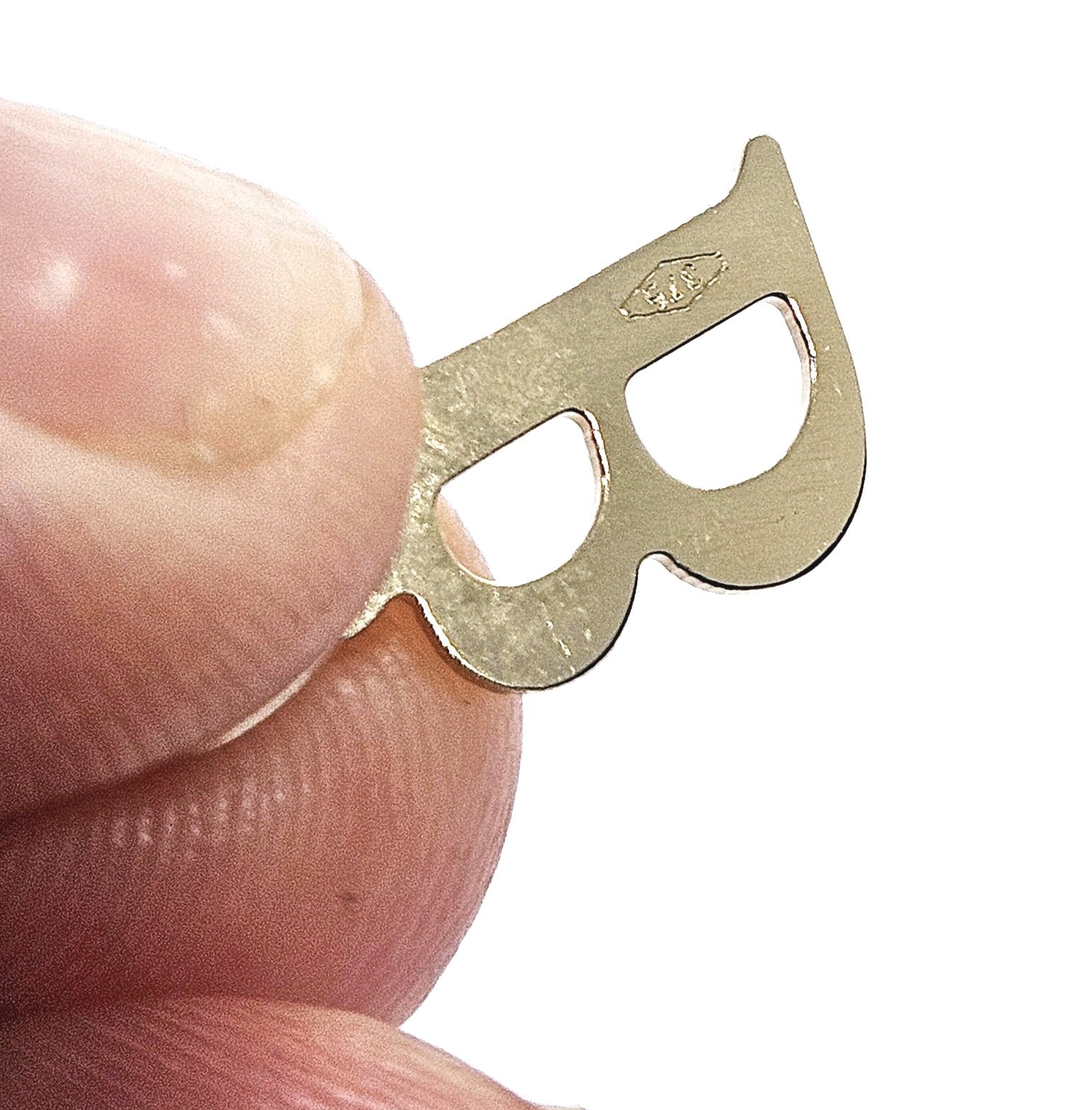 9ct Gold Alphabet Initial Charm Pendant - 17mm