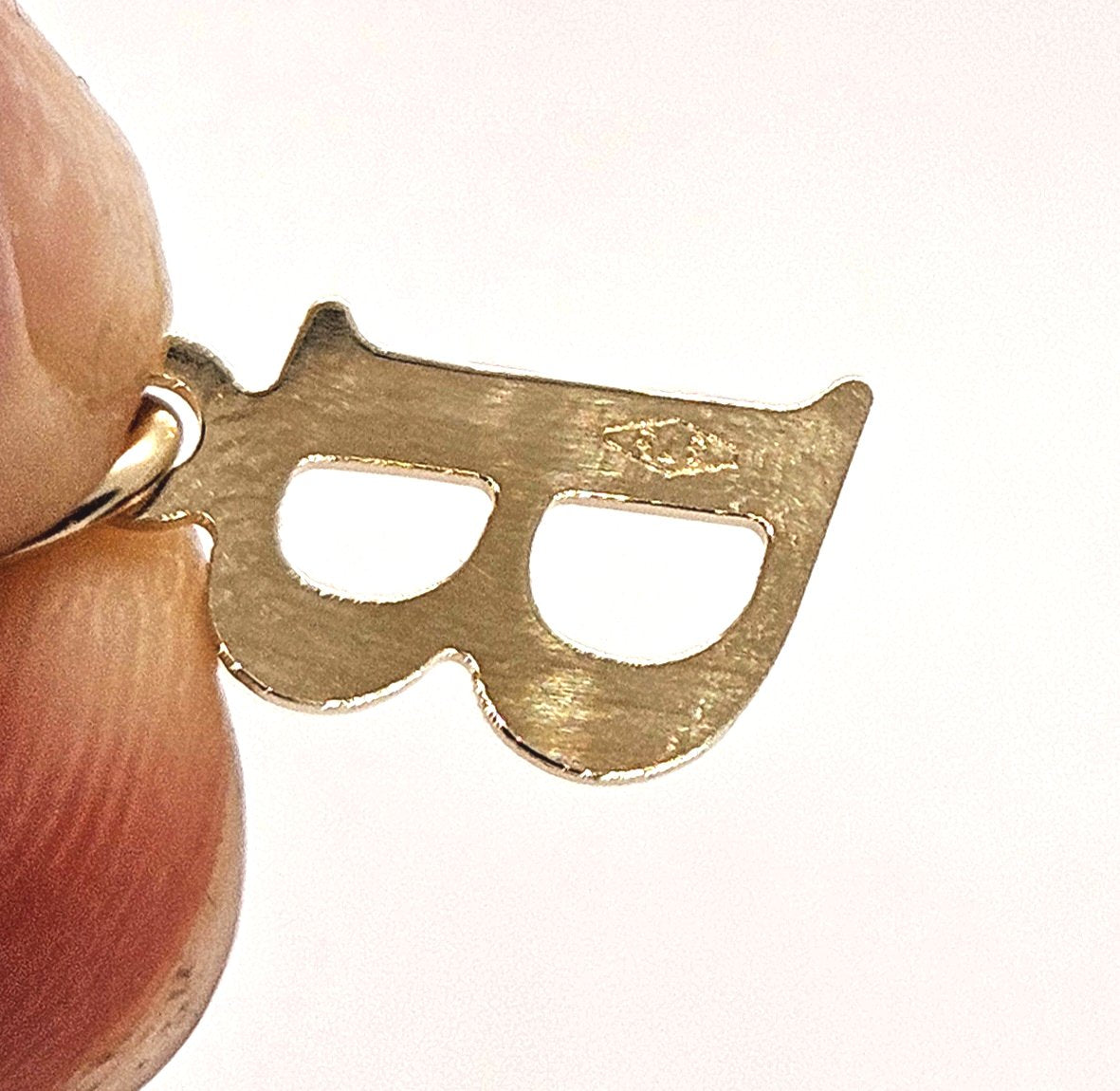 9ct Gold Alphabet Initial Charm Pendant - 17mm