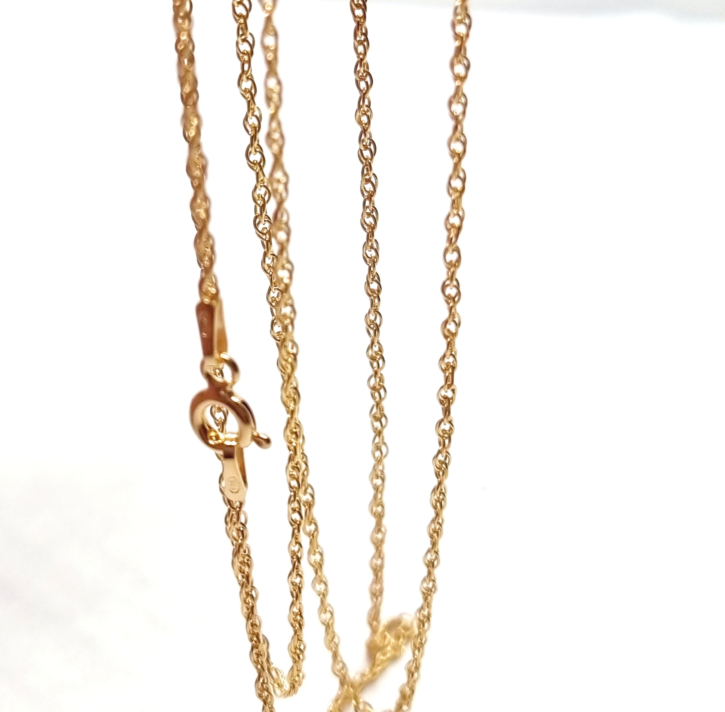 18ct Gold on 925 STS Prince of Wales Chain