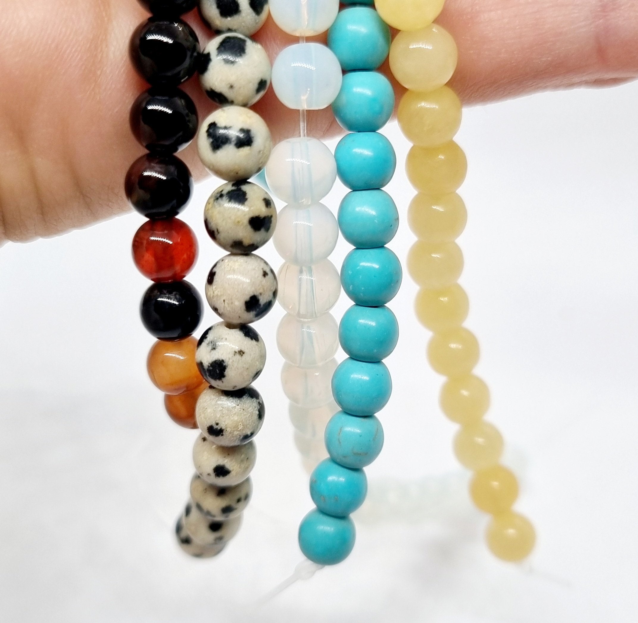 Semi-Precious Round Gemstone Beads