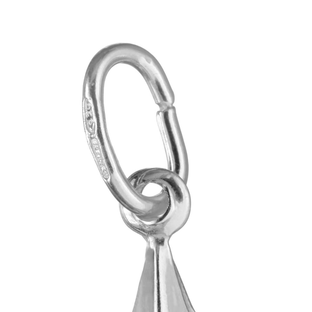 Sterling Silver 3D Star Pendant Charm