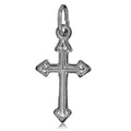 Sterling Silver Religious Arrow Cross Pendant Charm