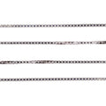 Wholesale - x10 Sterling Silver Box Chains - 1mm