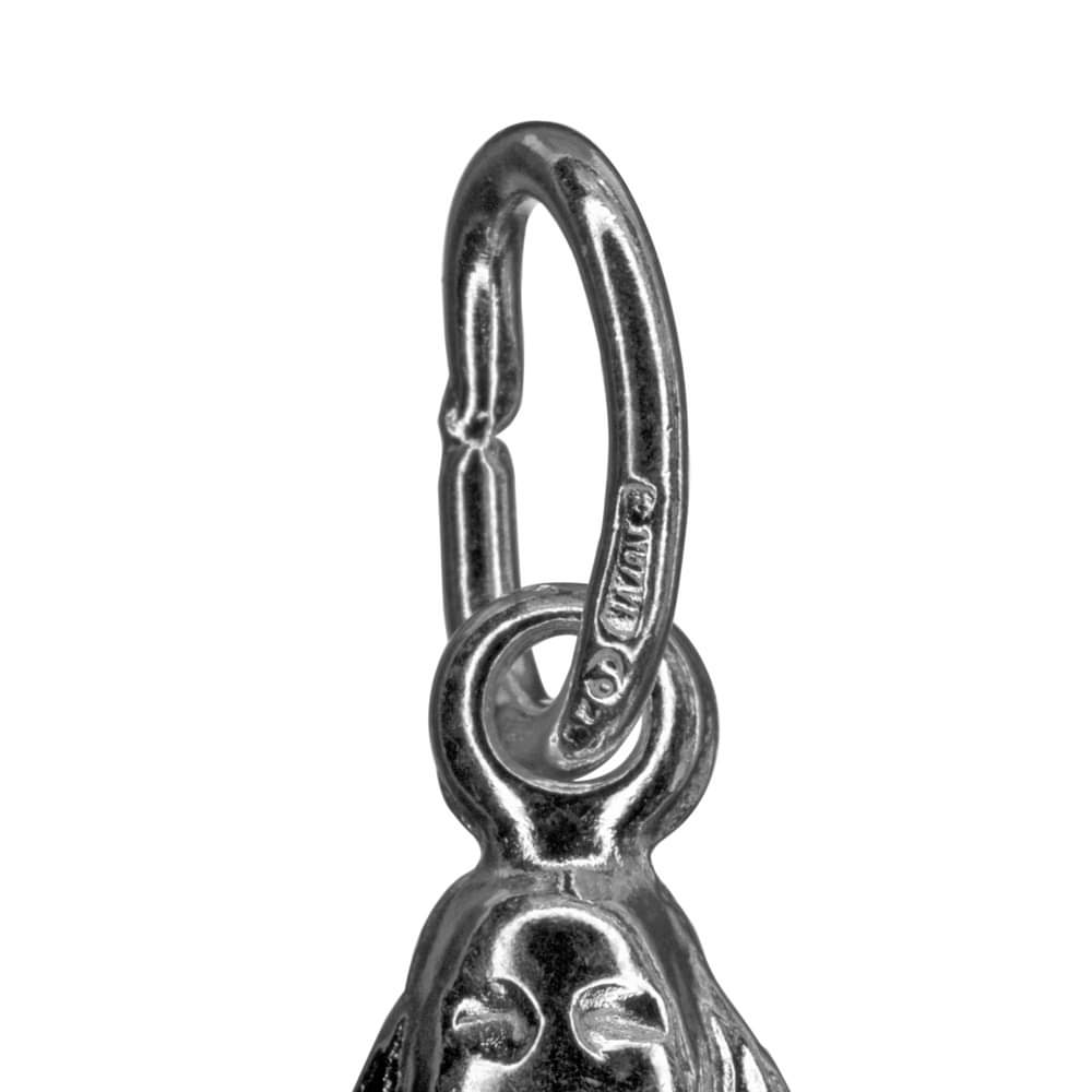 Sterling Silver Religious Buddha Pendant Charm