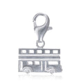 Sterling Silver London Bus Pendant Charm
