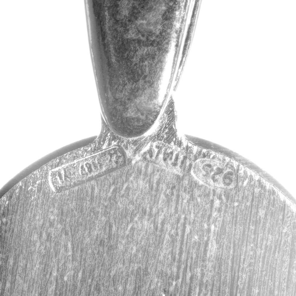 Sterling Silver Crown Jewels Pendant Charm