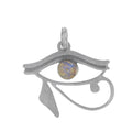 Sterling Silver Religious Eye of Horus Pendant Charm