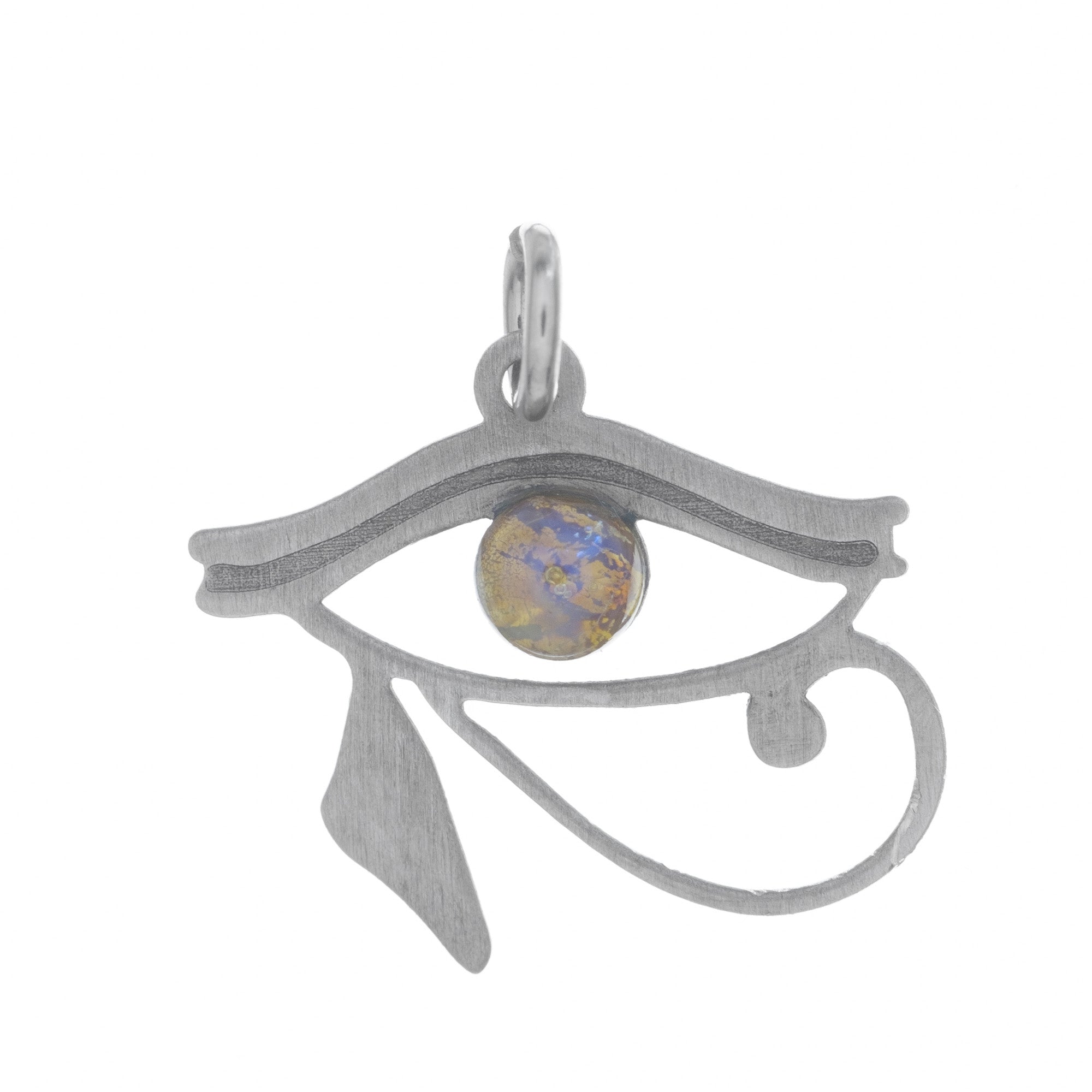 Sterling Silver Religious Eye of Horus Pendant Charm