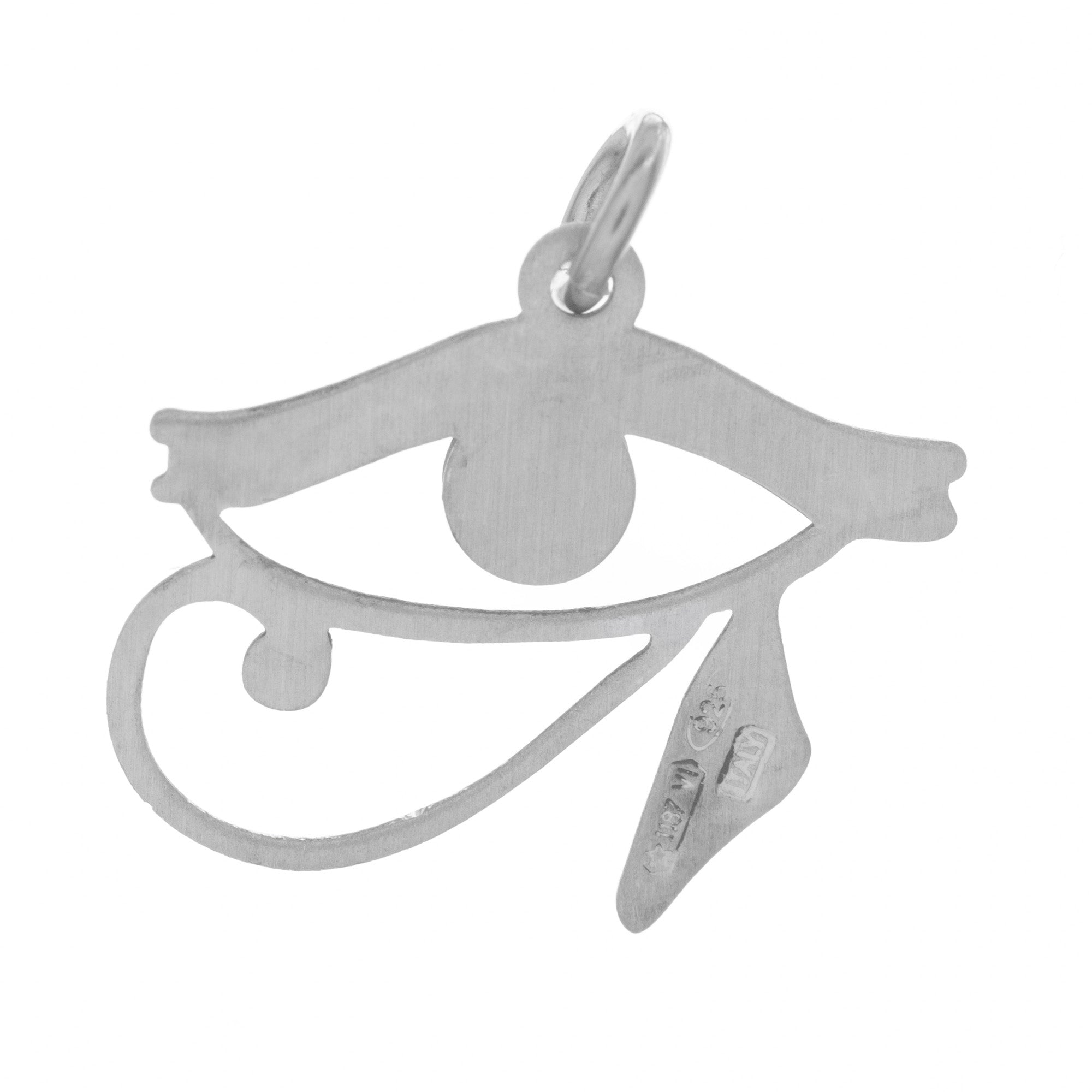 Sterling Silver Religious Eye of Horus Pendant Charm