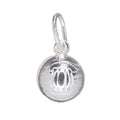 Sterling Silver Football Pendant Charm