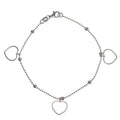 Sale! Sterling Silver Heart Outline Bracelet