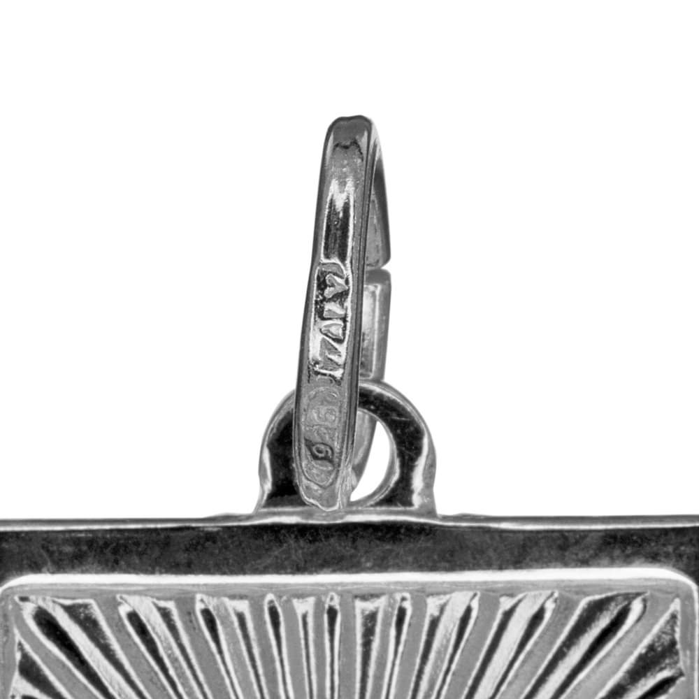 Sterling Silver Religious Allah God Pendant Charm
