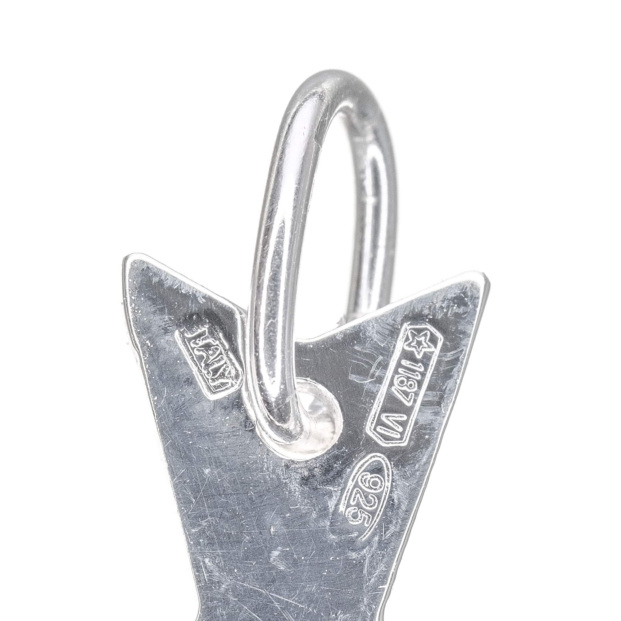 Sterling Silver Religious Maltese Cross Pendant Charm