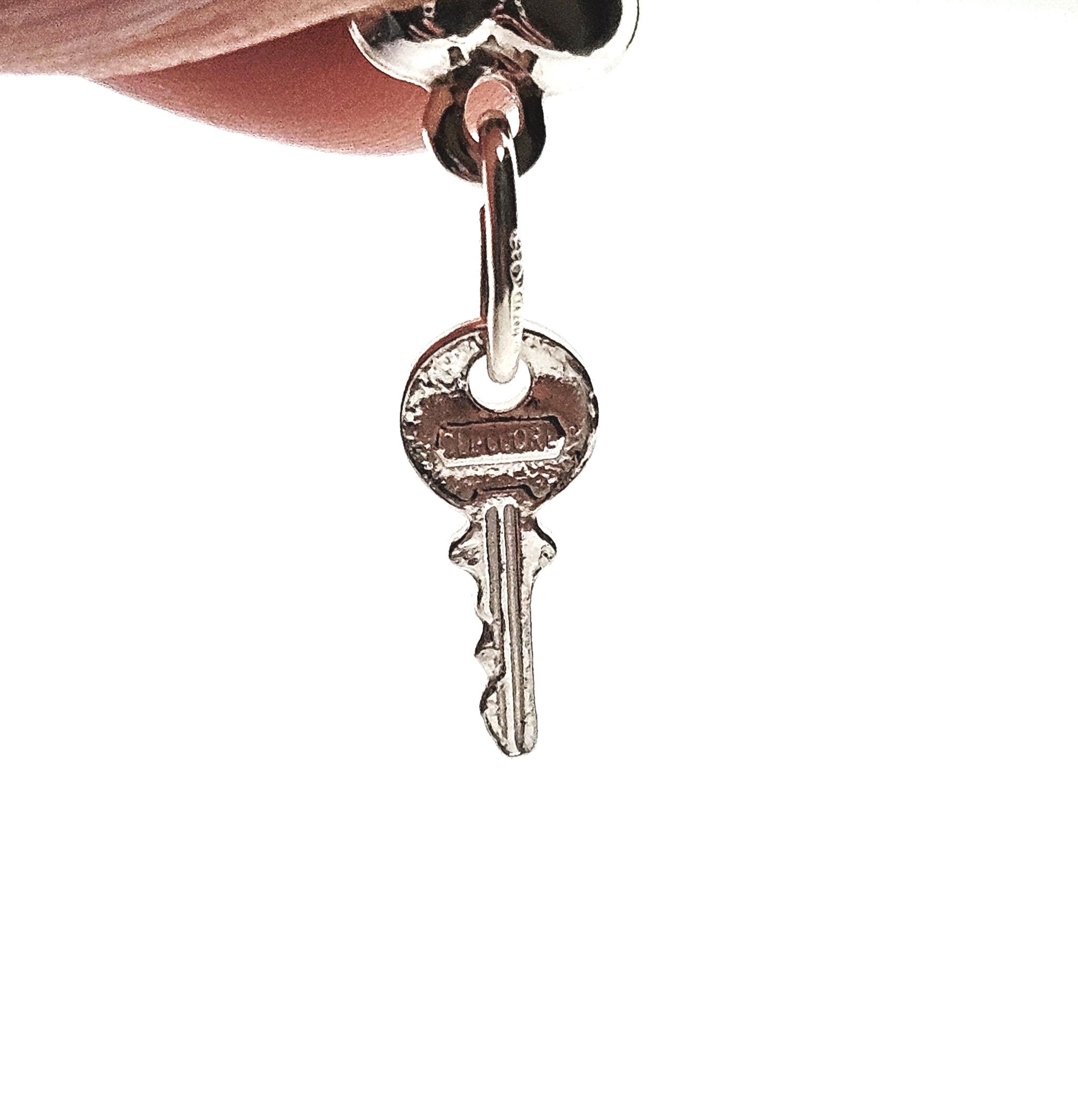 Sterling Silver Key to my Heart Pendant Charm