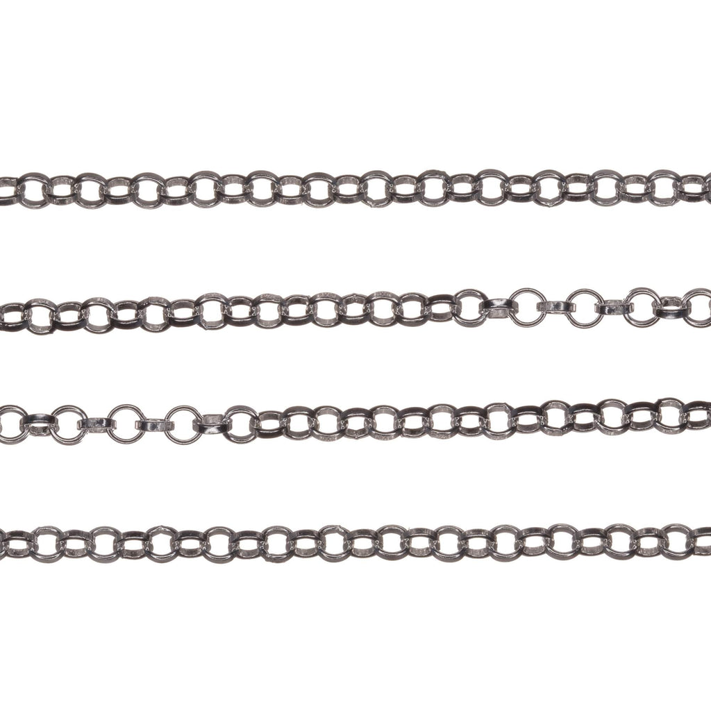 Wholesale - x20 Sterling Silver Micro Belcher Chains - 1mm