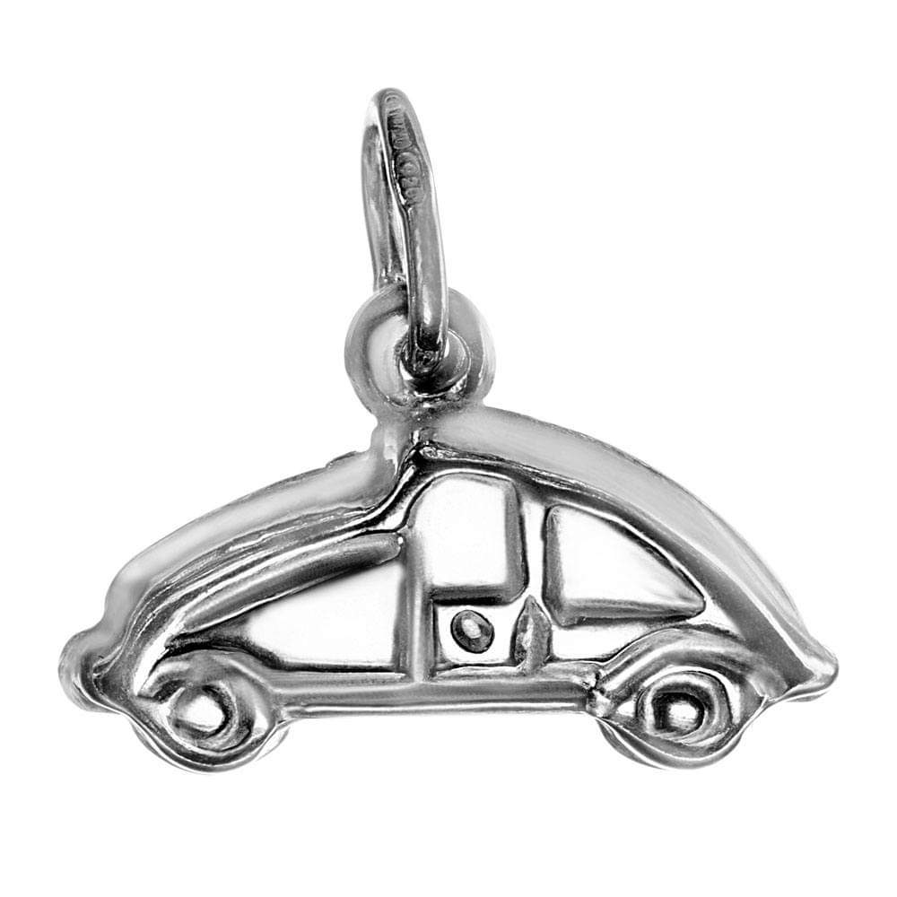 Sterling Silver Motor Car Pendant Charm