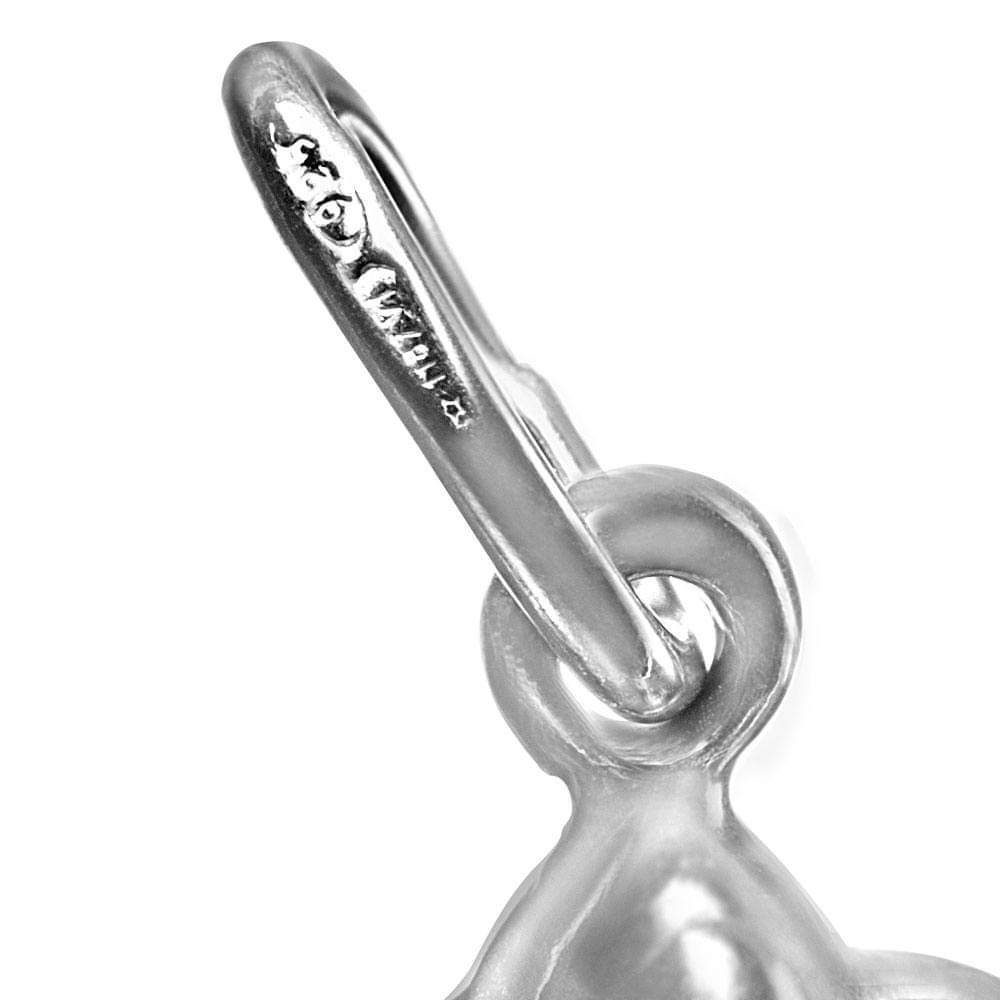 Sterling Silver Plane Pendant Charm
