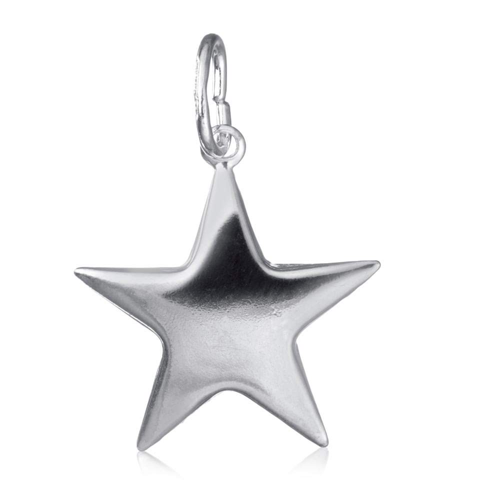 Sterling Silver Star Pendant Charm