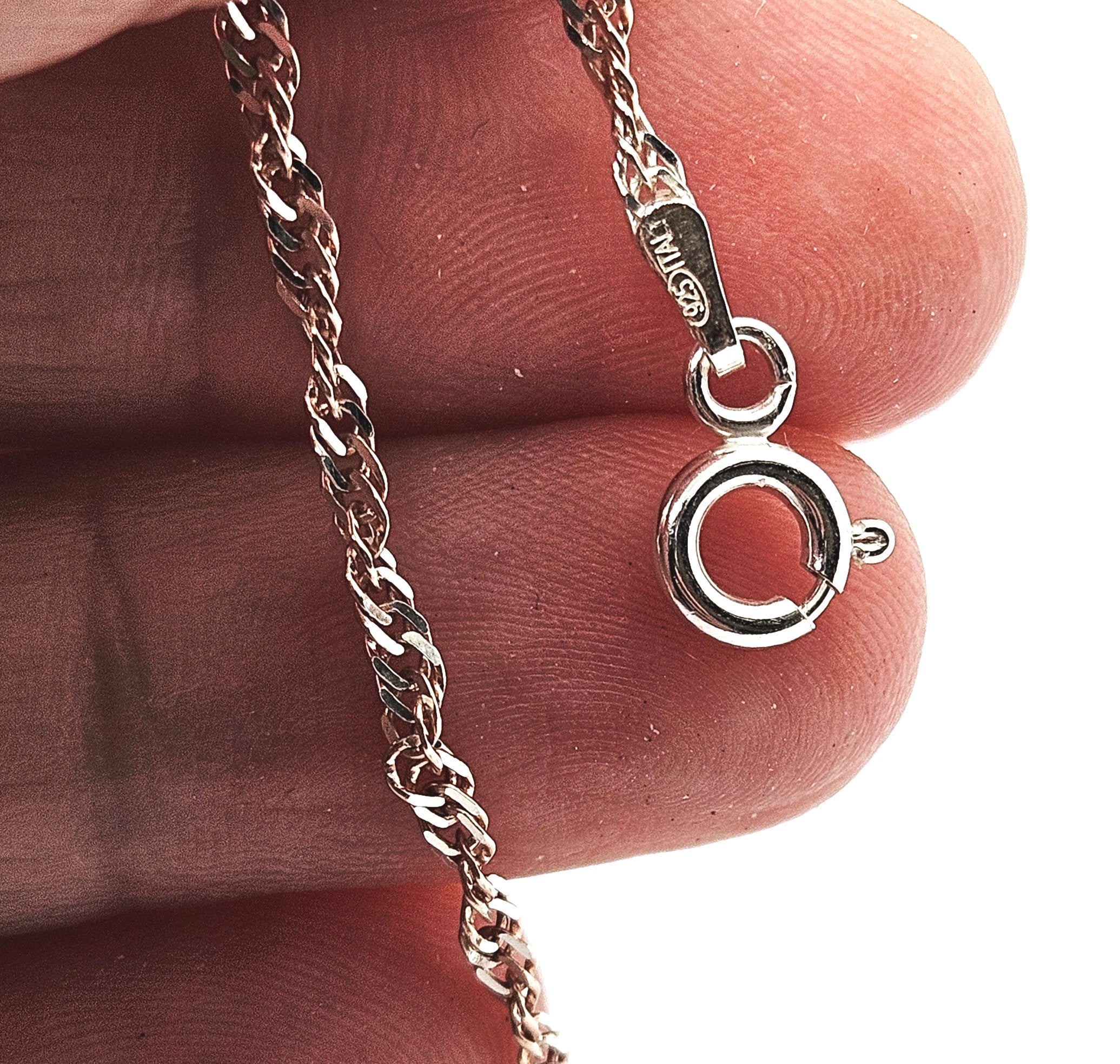 Sale! Sterling Silver Twisted Singapore Bracelet (2 Tone)