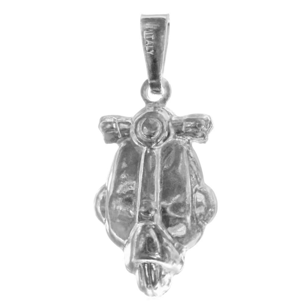 Sterling Silver Vespa Motor Bike Pendant Charm