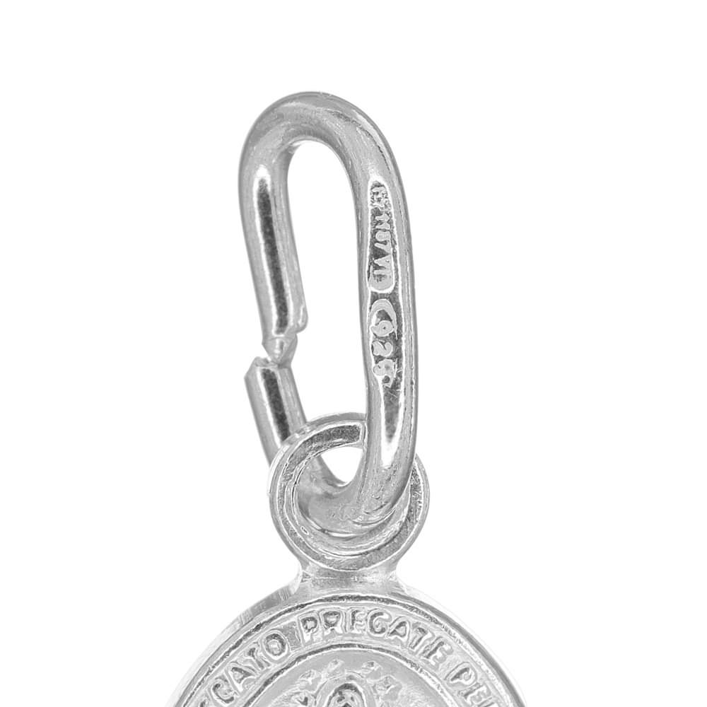 Sterling Silver Religious Catholic Miraculous Virgin Mary Pendant Charm