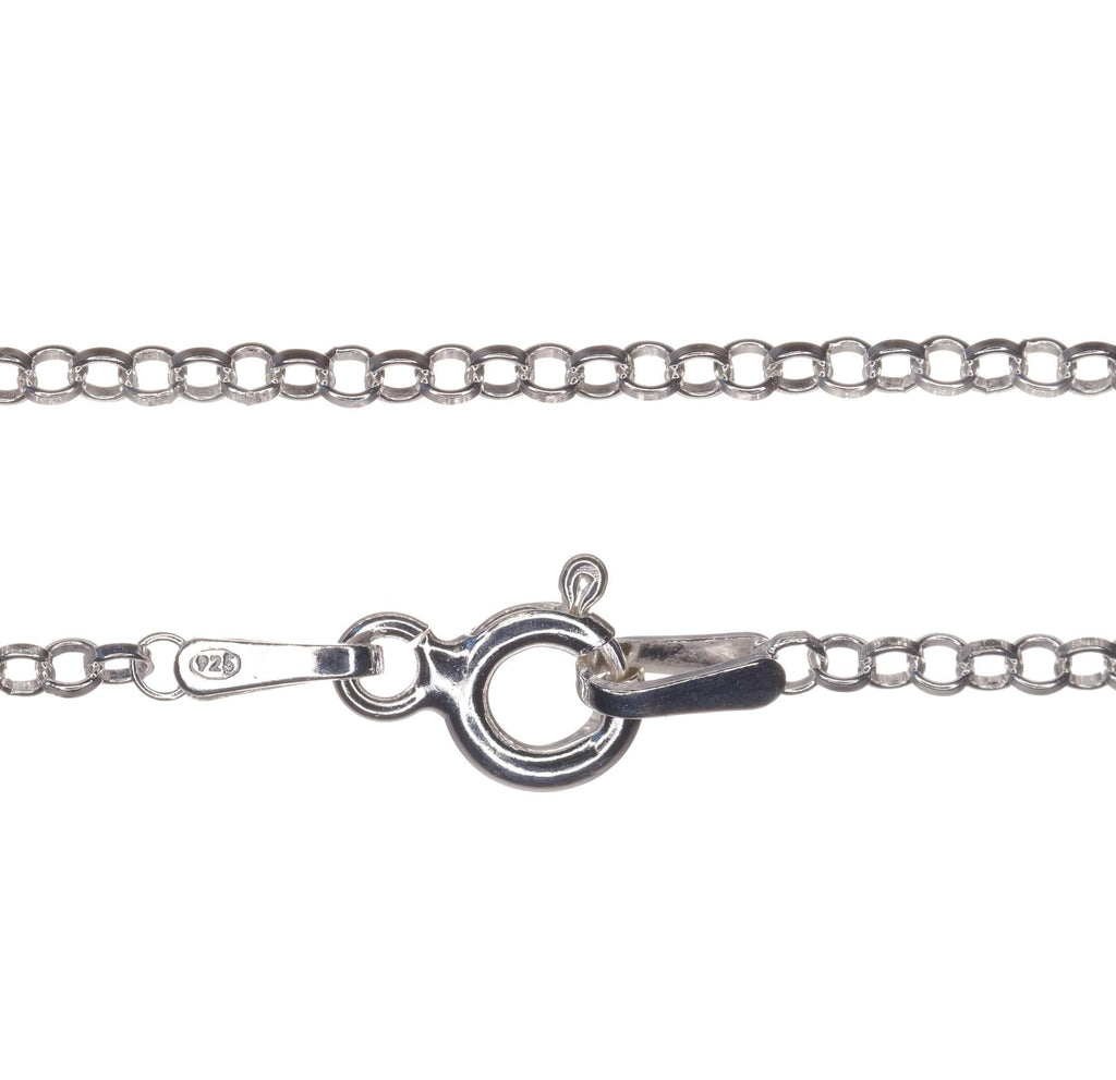 Wholesale - x20 Sterling Silver Micro Belcher Chains - 1mm