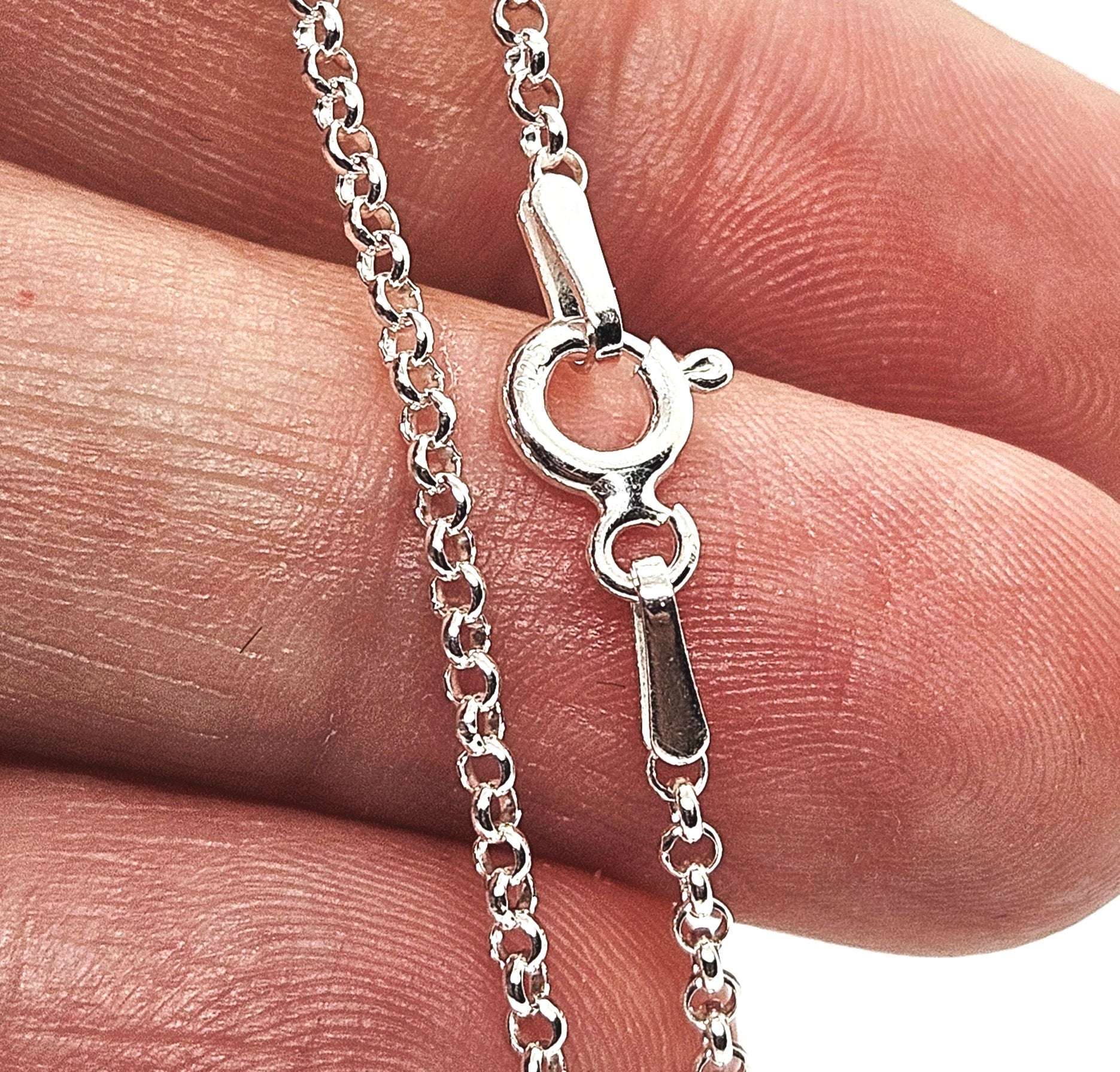 Wholesale - x20 Sterling Silver Mini Belcher Chains - 1.5mm