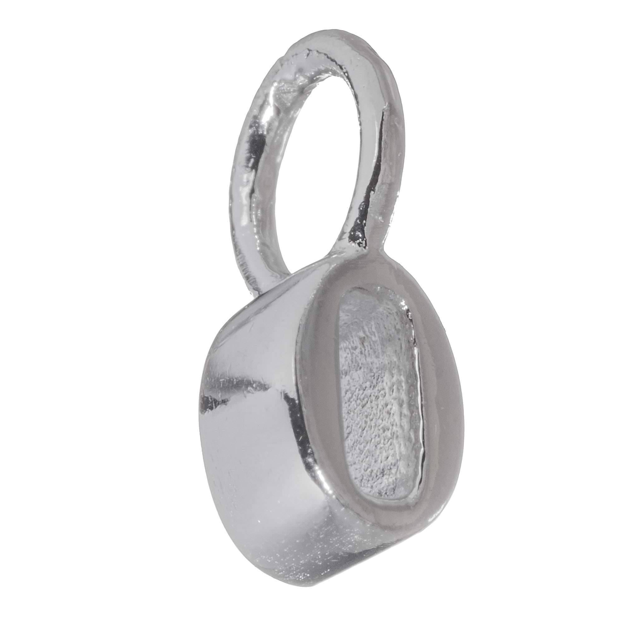 925 Sterling Silver Number Digit Pendant Charm
