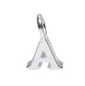 925 Sterling Silver Alphabet Initial Small Letter Pendant Charm