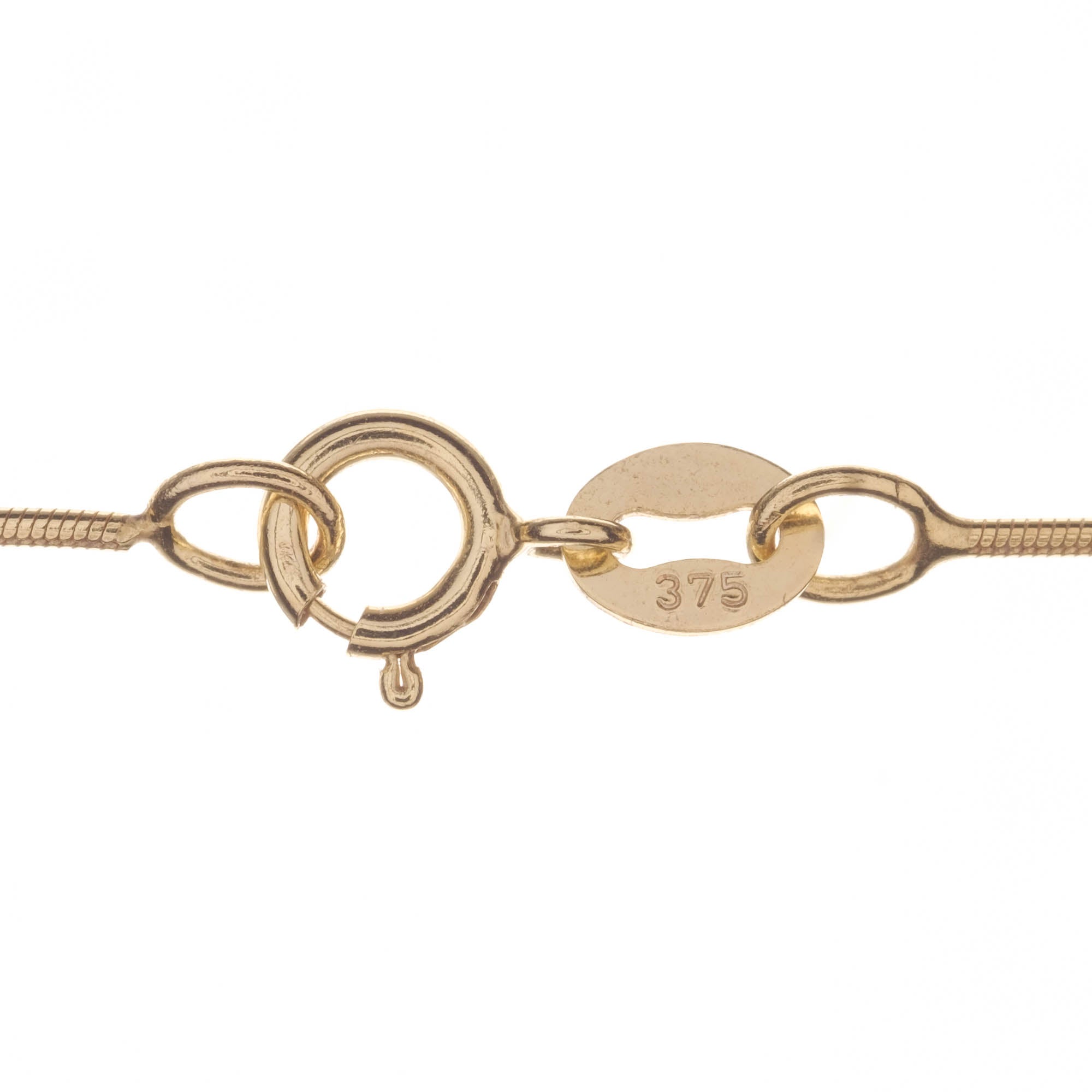 9ct Gold Rounded Snake Chain