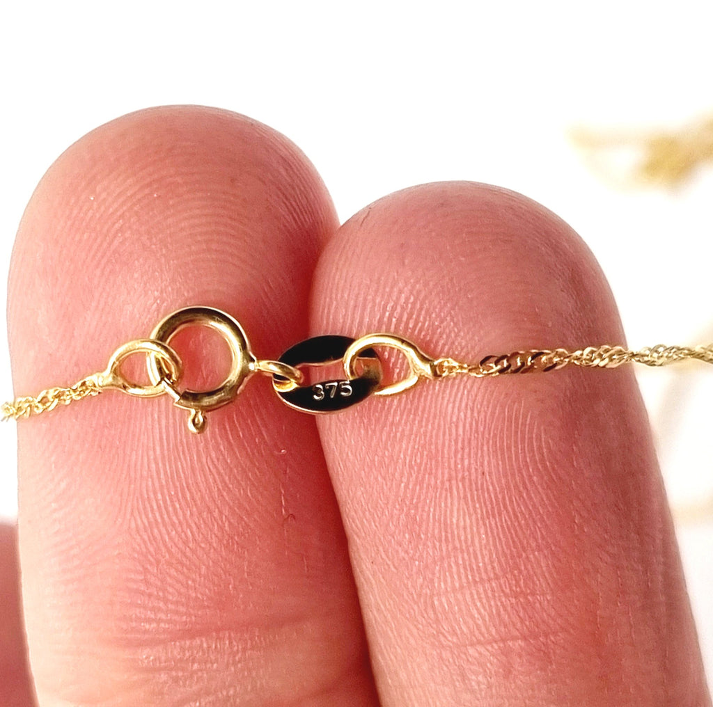 9ct Gold Twisted Singapore Chain