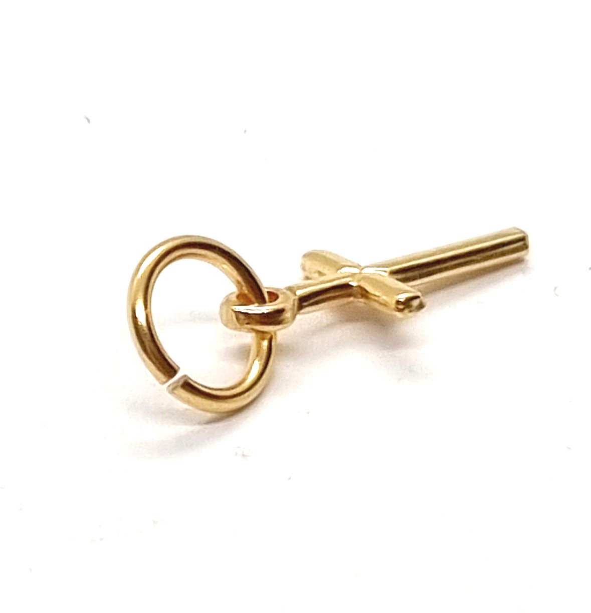 9ct Gold Small Religious Cross Charm Pendant