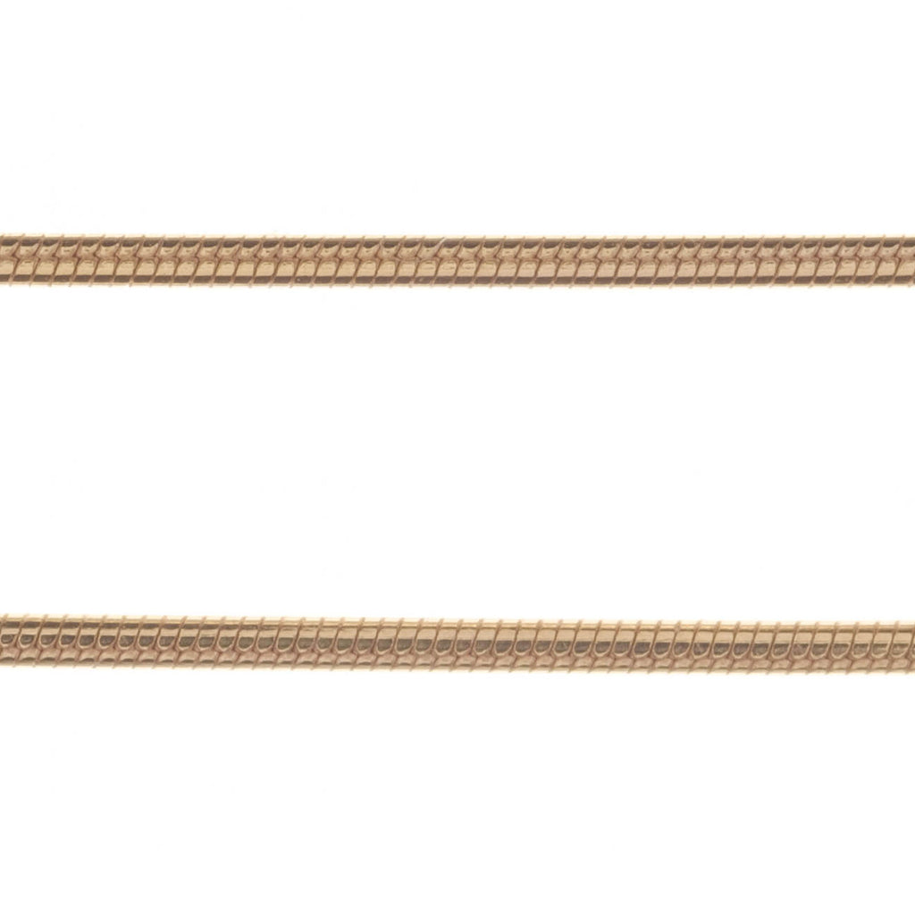 9ct Gold Rounded Snake Chain
