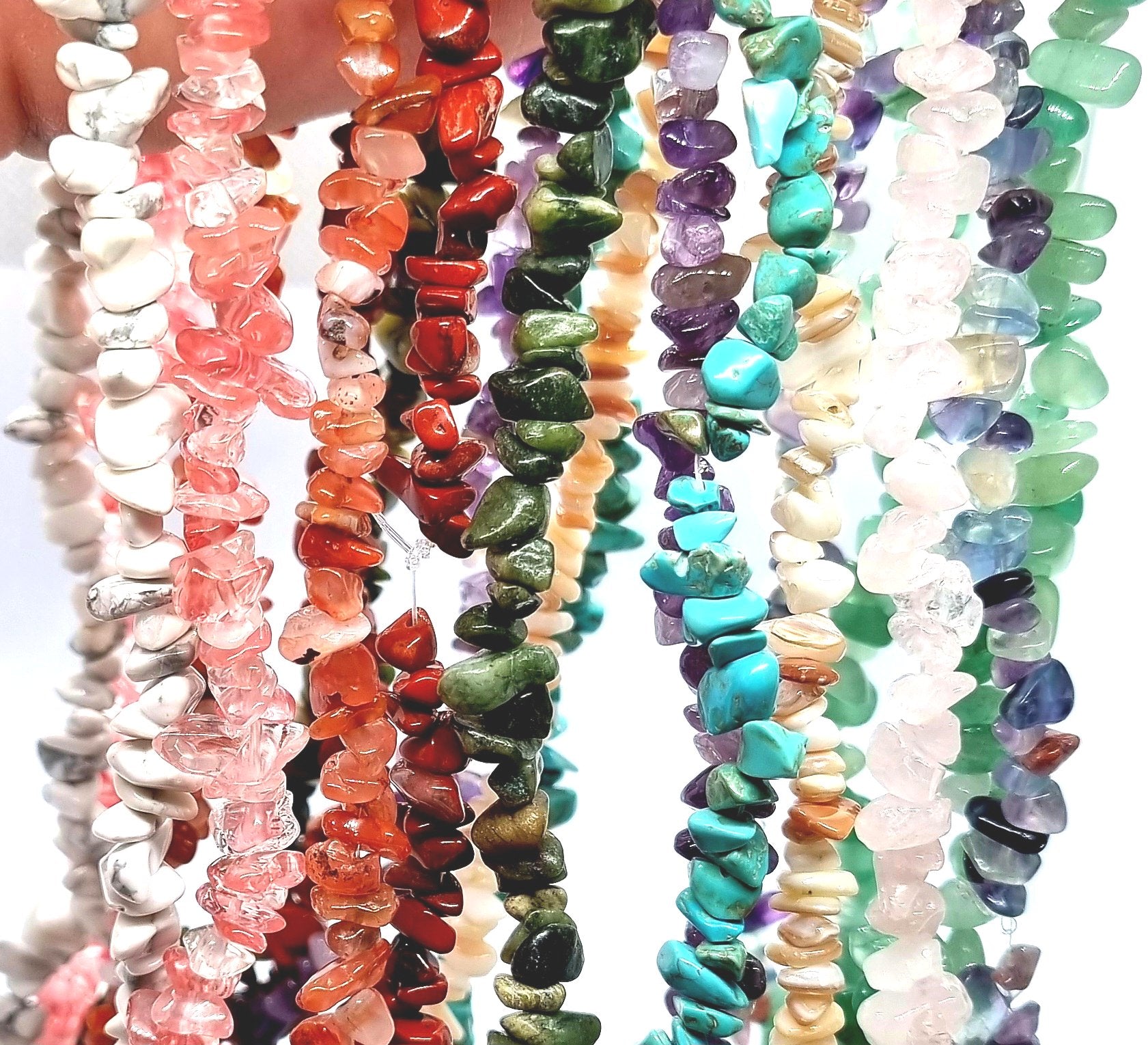 Semi-Precious Gemstone Chip Beads