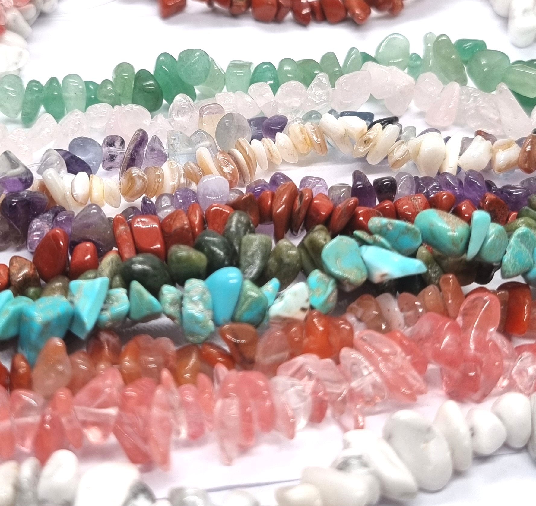 Semi-Precious Gemstone Chip Beads