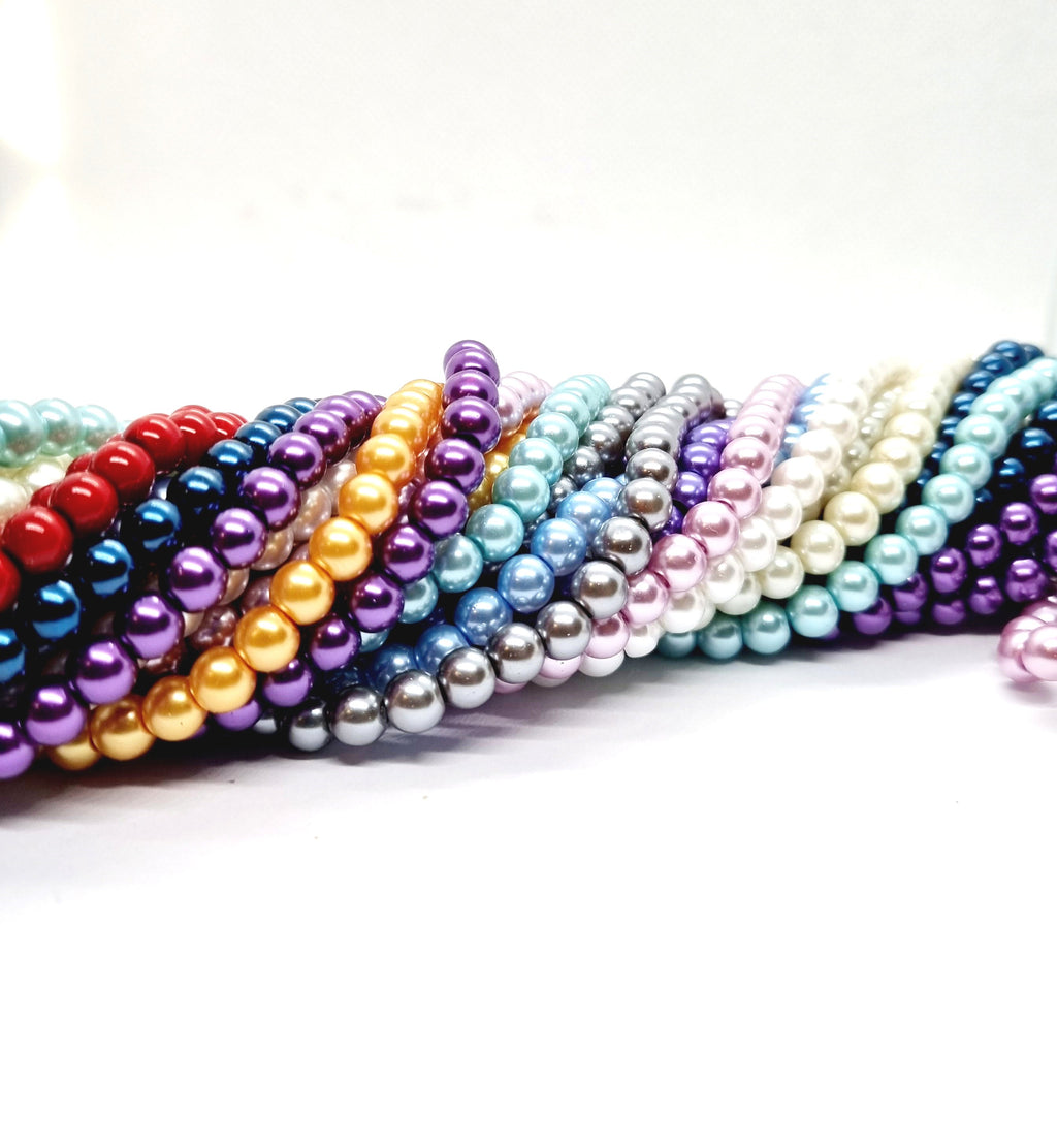 Glass Pearl Beads