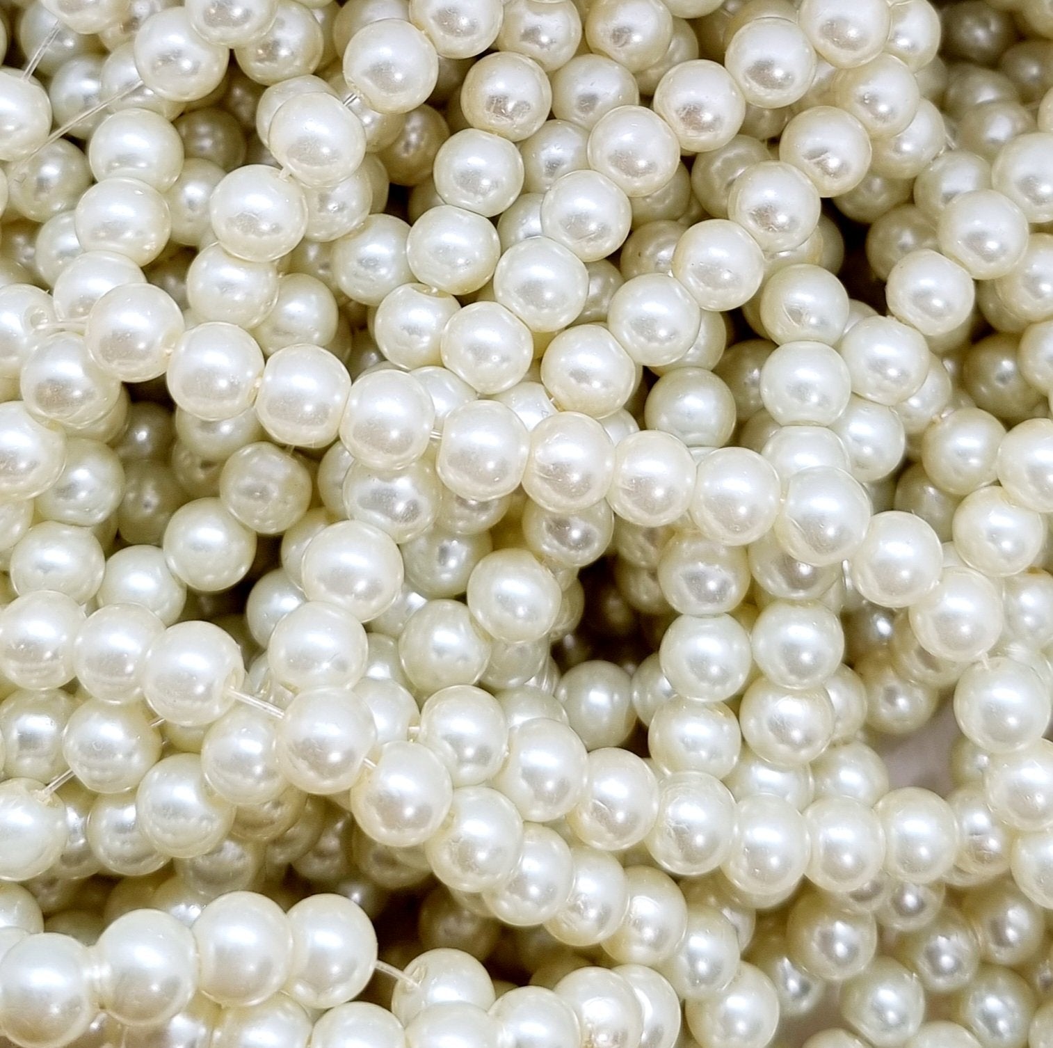 Glass Pearl Beads