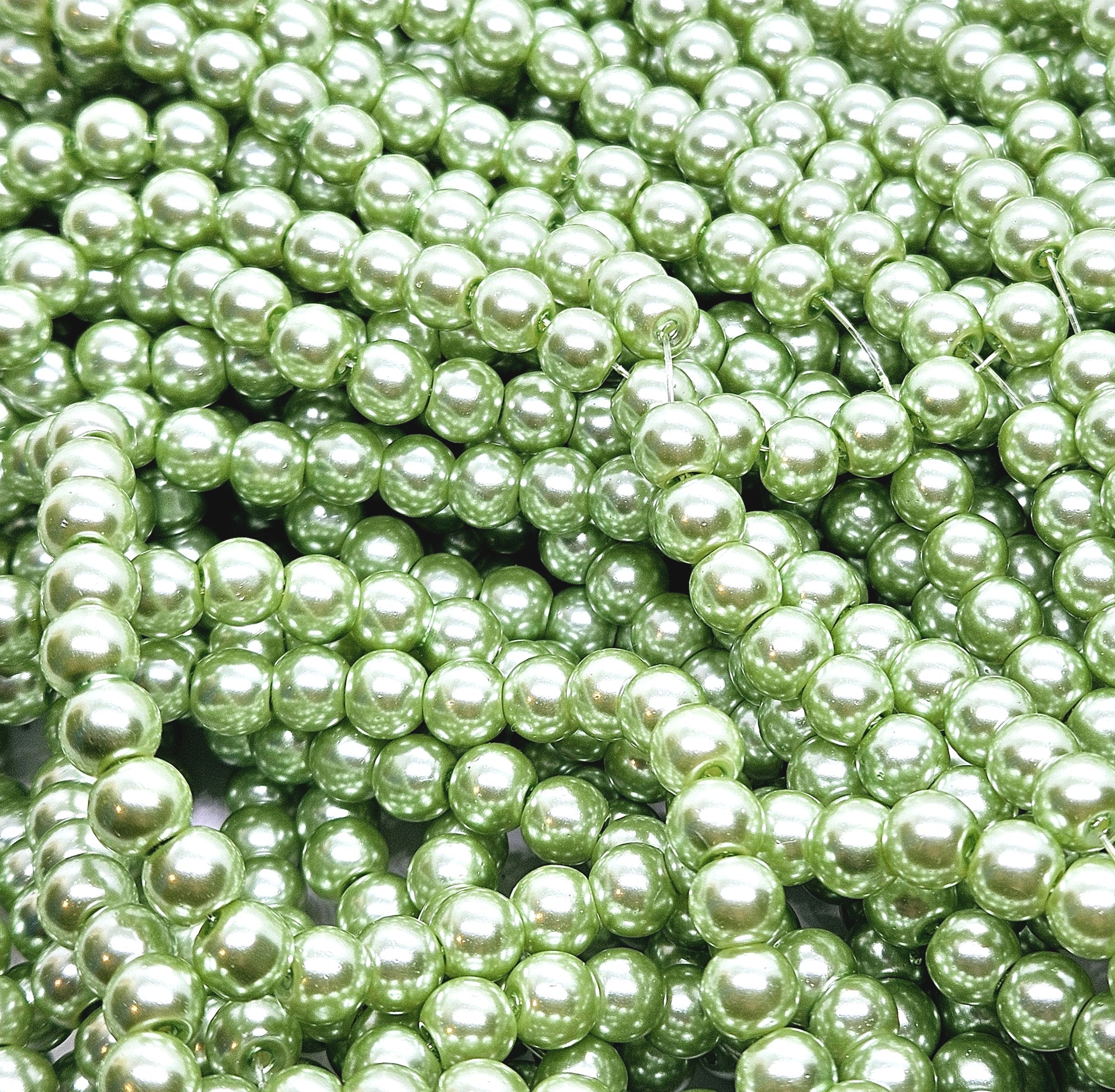 Glass Pearl Beads