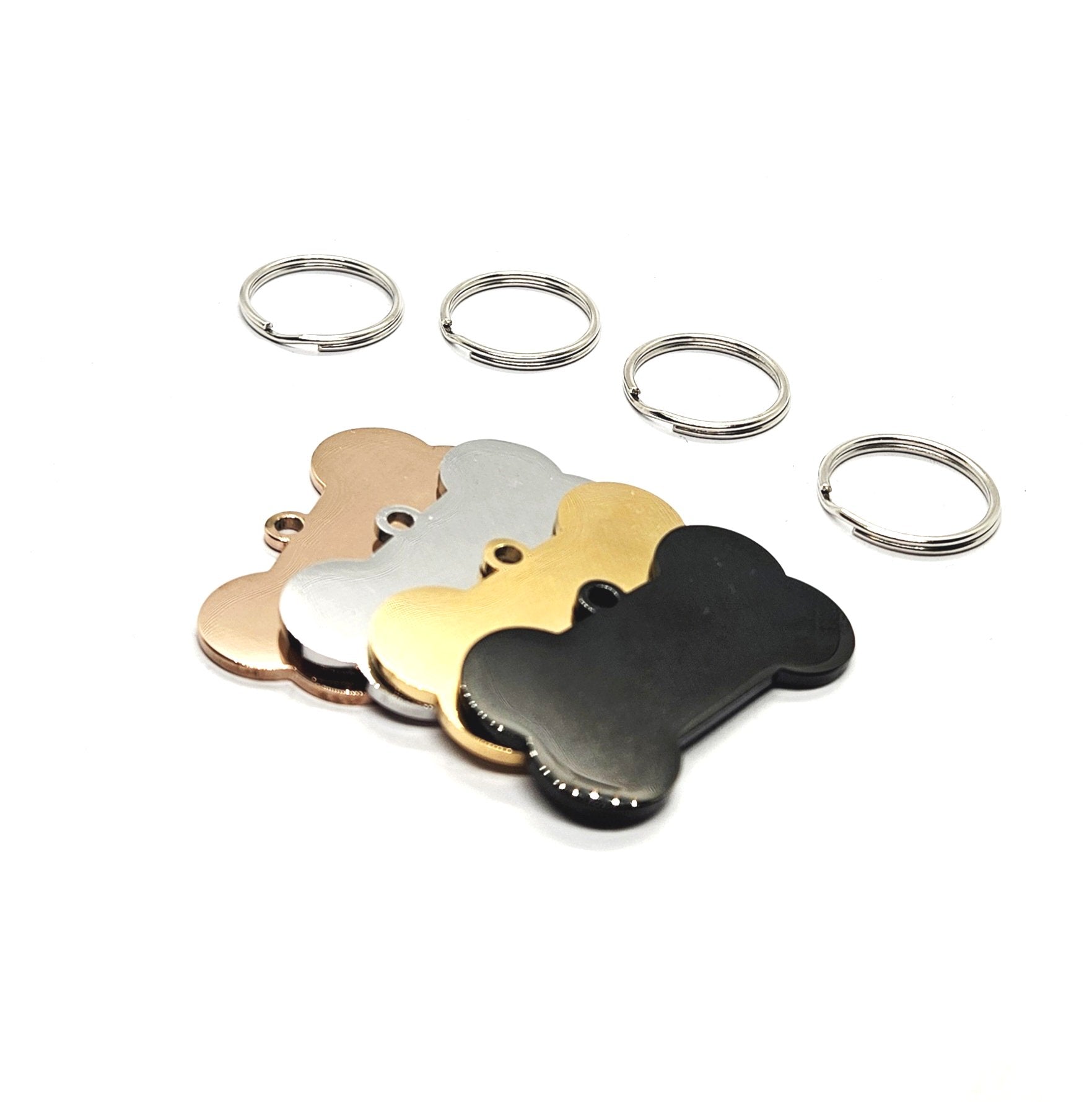 Stainless Steel Personalised Identity Pet Dog Bone Tag