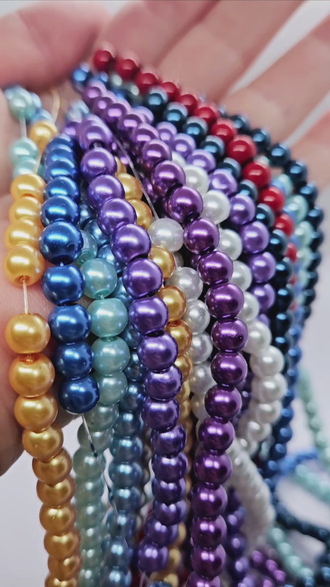 Glass Pearl Beads