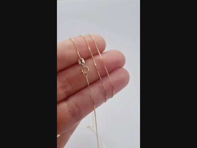 9ct Gold Box Chain
