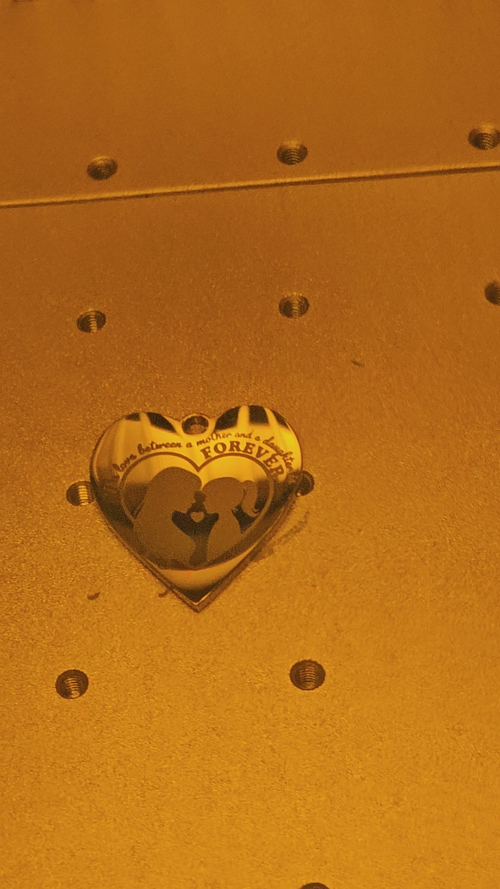 Stainless Steel Personalised Laser Engraved Keyring - Love Heart