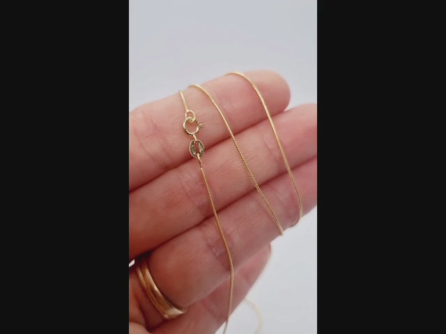 9ct Gold Rounded Snake Chain