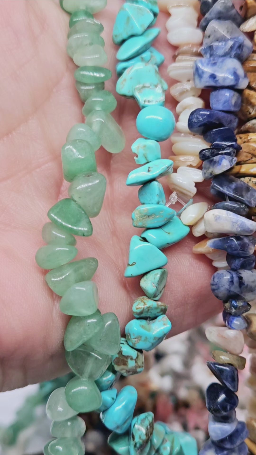 Semi-Precious Gemstone Chip Beads